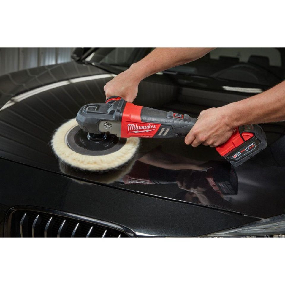 Milwaukee 2738 20 M18 FUEL 7 Cordless Variable Speed Polisher Review GarageSpot